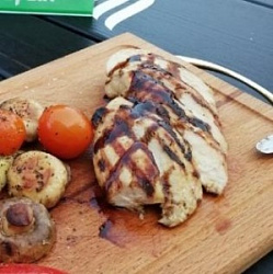 Нежное куриное филе в Гриль-Бар